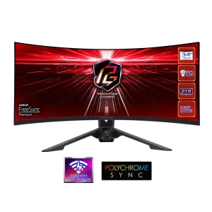 ASRock Monitor Phantom Gaming 34”