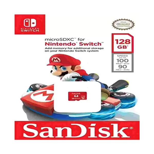 Tarjeta microSD SanDisk de Nintendo Switch128GB - Image 3