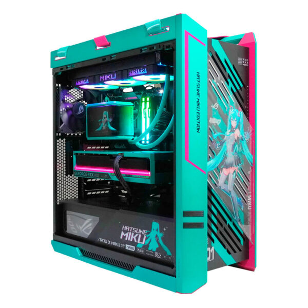 Miku Computer Fan PC Gaming ASUS ROG x Hatsune Miku